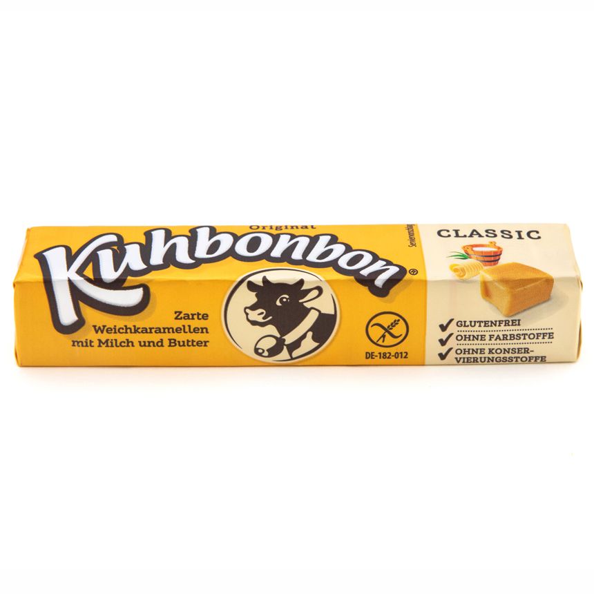 Kuhbonbon Classic - Cream Caramels - 72g stick