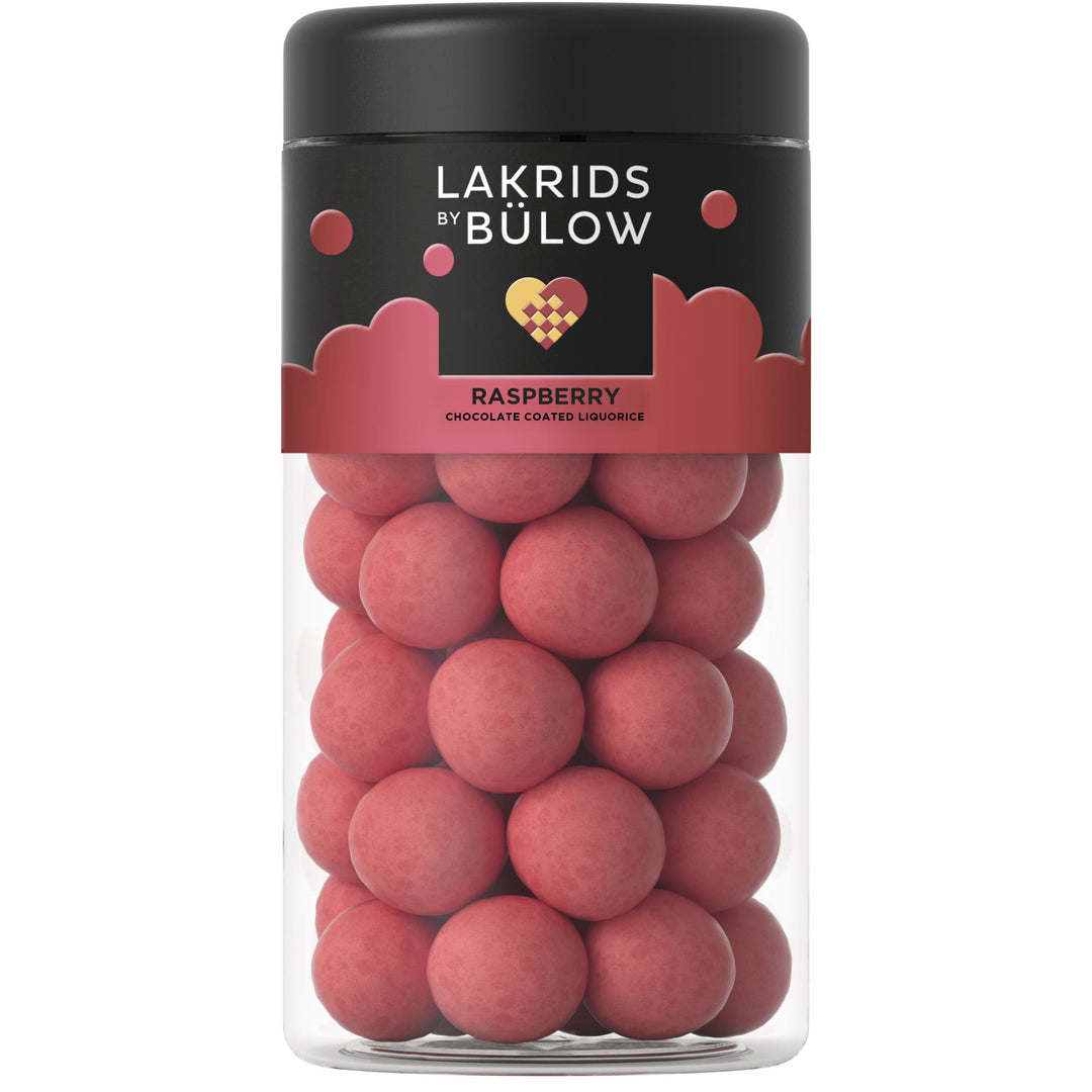 Lakrids Crispy Raspberry - Pink Raspberries & White Chocolate Coated Liquorice