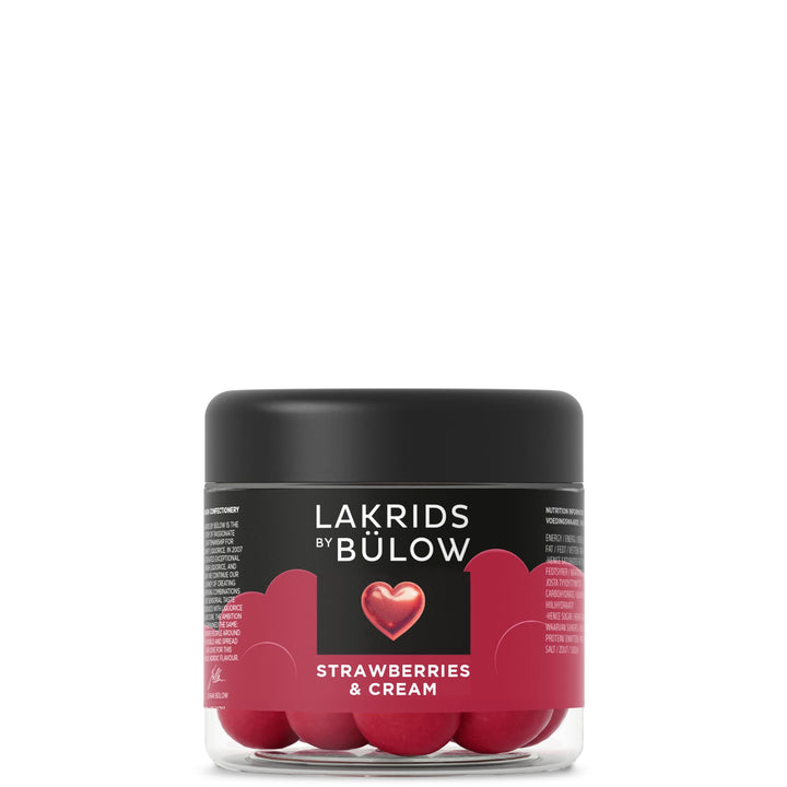 Lakrids LOVE Strawberry & Cream - White Chocolate Coated Liquorice