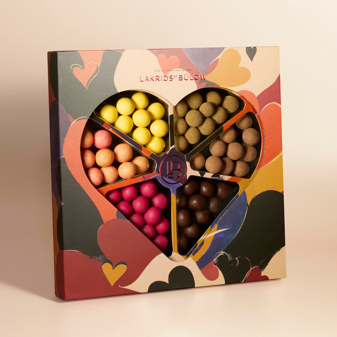 Lakrids LOVE Chocolate Coated Liquorice Gift Selection Box (450g)