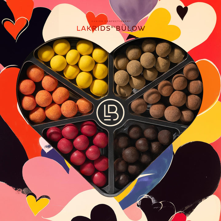 Lakrids LOVE Chocolate Coated Liquorice Gift Selection Box (450g)