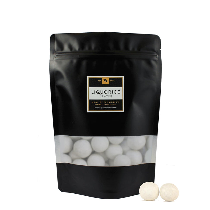 Meenk Snowballs – Liquorice & Belgian Milk With A Crunchy Sugar Shell