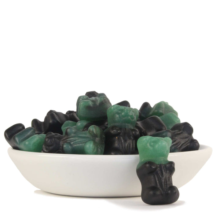 Pandabeertjes Drop-mint – Peppermint & Mild Salt Liquorice Gummy Bears