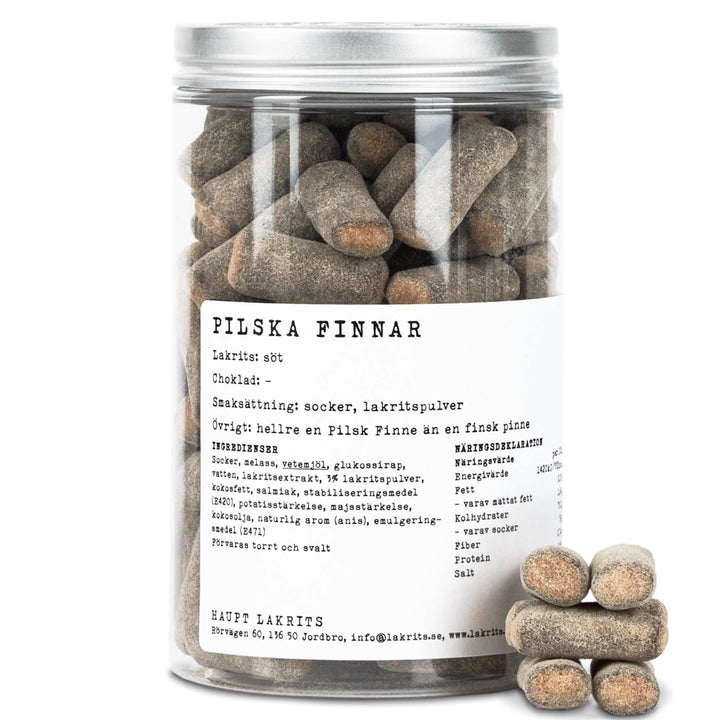 Pilska Finnar - Sugar Coated Liquorice Fondant Rolled In Liquorice Powder