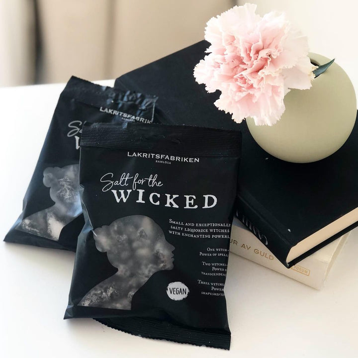 Lakritsfabriken Salt For The Wicked – Super Salty Swedish Black Liquorice