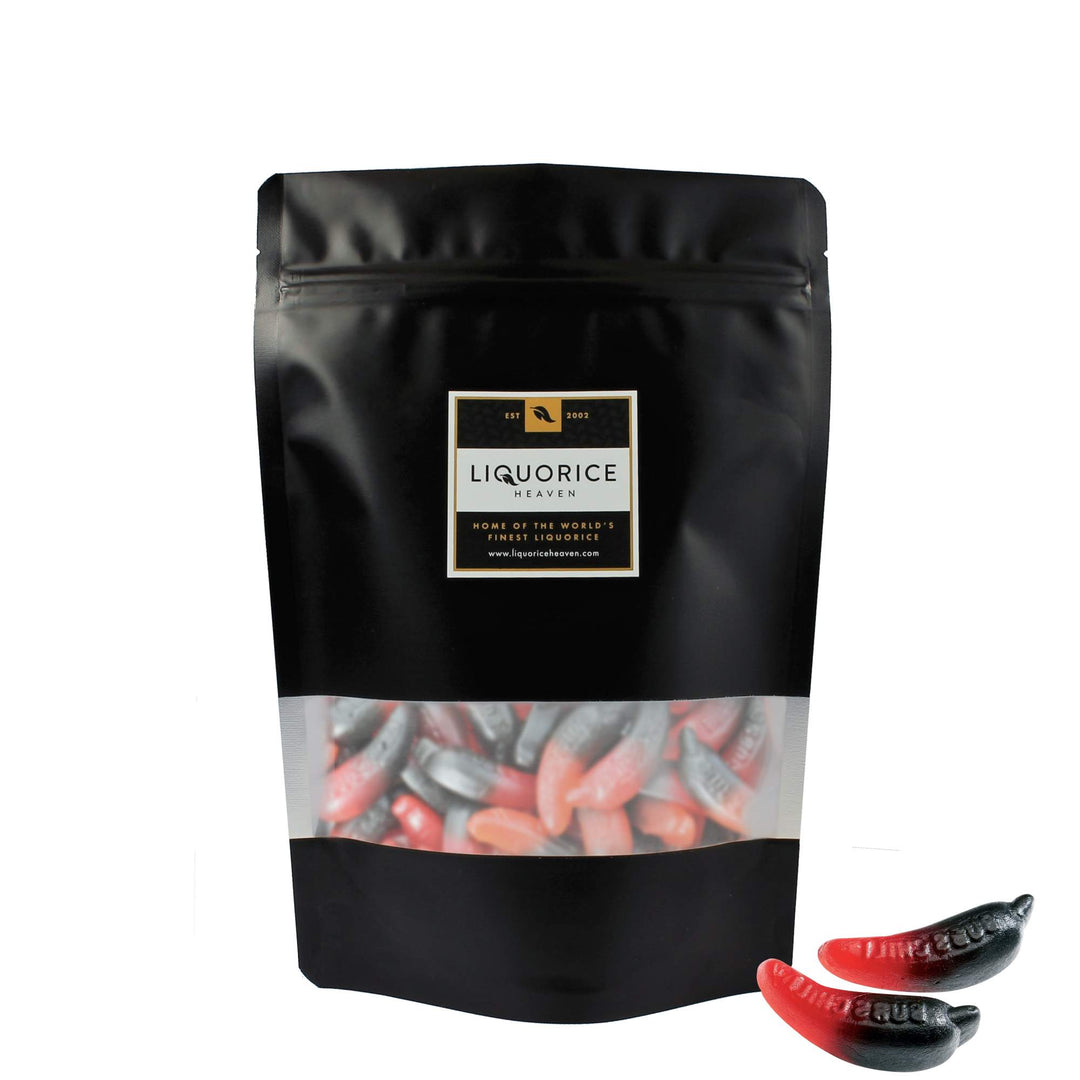 Röd Chili (Red Chili) - Swedish Cherry, Chilli and Liquorice fruit gums-250g-Liquorice Heaven