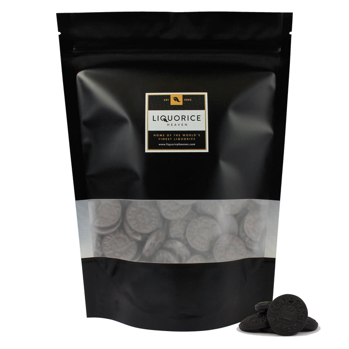 Taveners Liquorice Pontefract Cakes  – Traditional English Liquorice Sweets