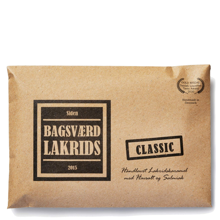 Bagsværd Classic - Handmade Liquorice Caramel with Sea Salt & Salmiak - Danish Lakrids - 160g