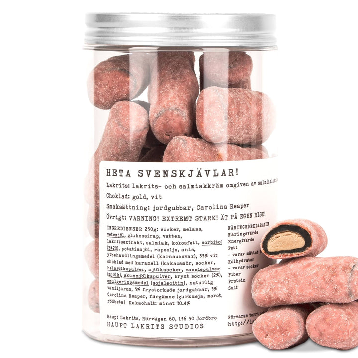 Haupt Lakrits Heta Svenskjävlar - Carolina Reaper, Salty Liquorice & Chocolate