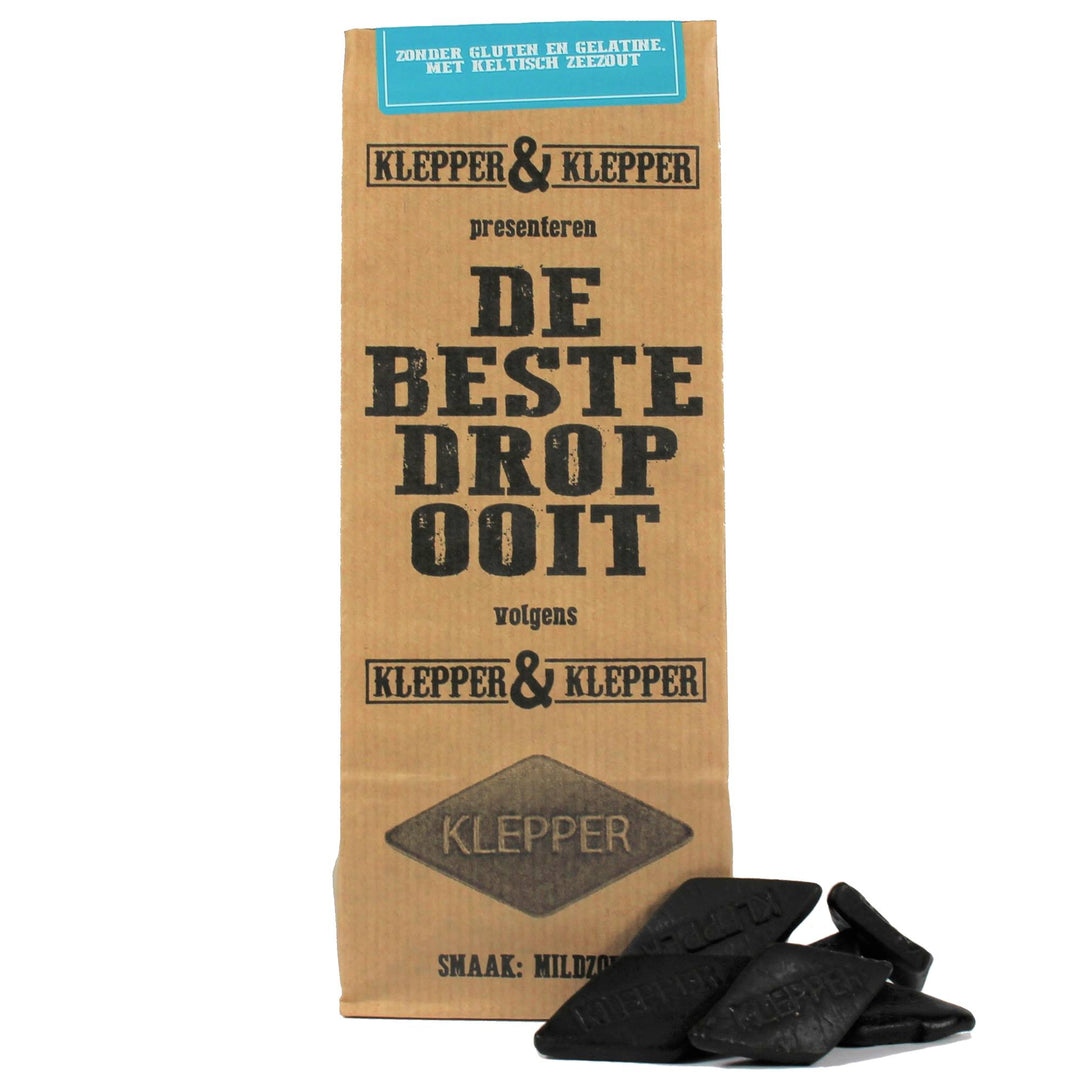 Klepper & Klepper Mildzout: Mildly Salty Dutch Black Liquorice - Liquorice Heaven - De Beste Drop Ooit