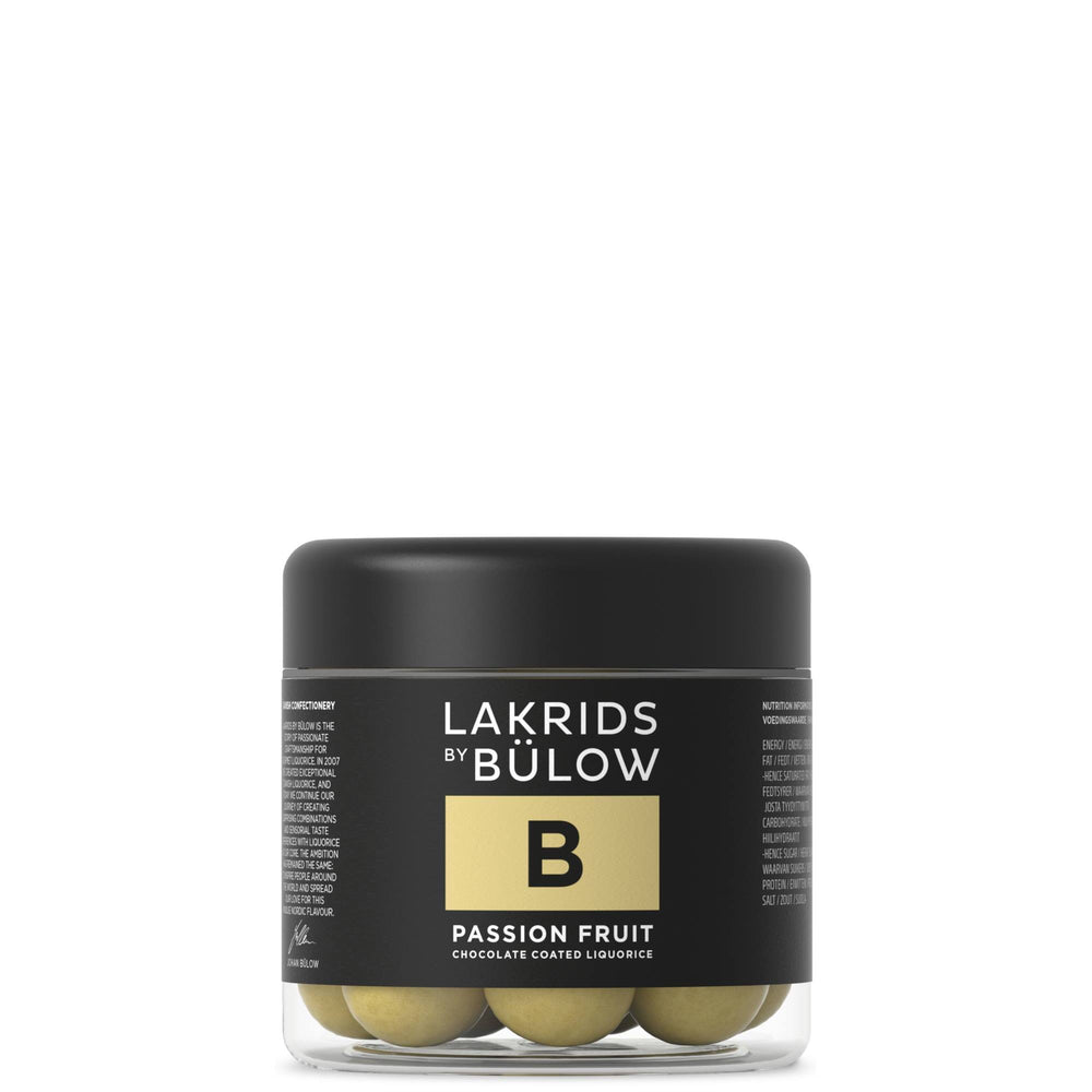 Lakrids Liquorice B - Passion Fruit & Belgian White Chocolate-Lakrids by Bülow-125g-Lakrids by Bülow