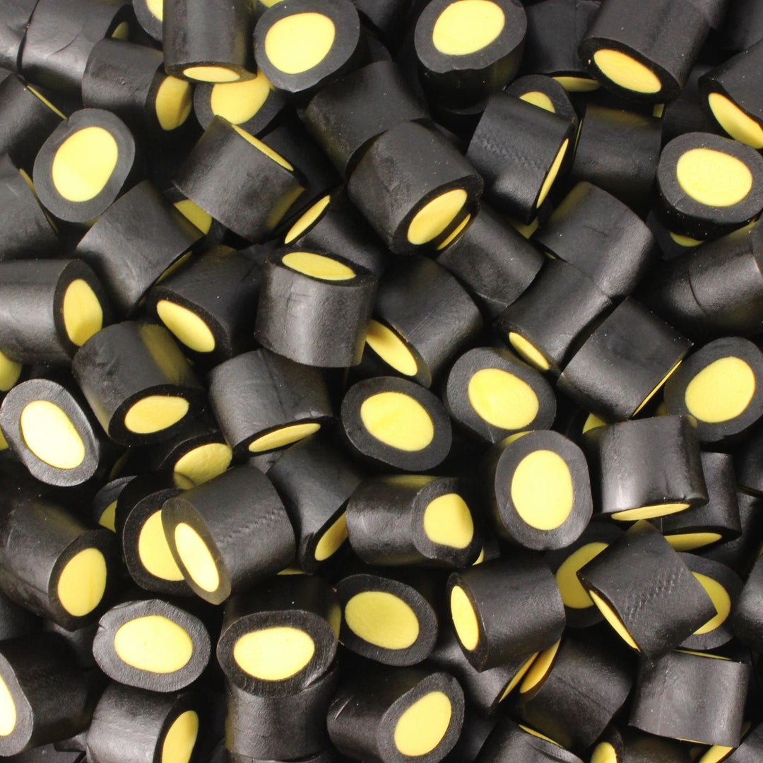 Lemon Cream Rocks – Fondant Filled Sweet Liquorice Tubes