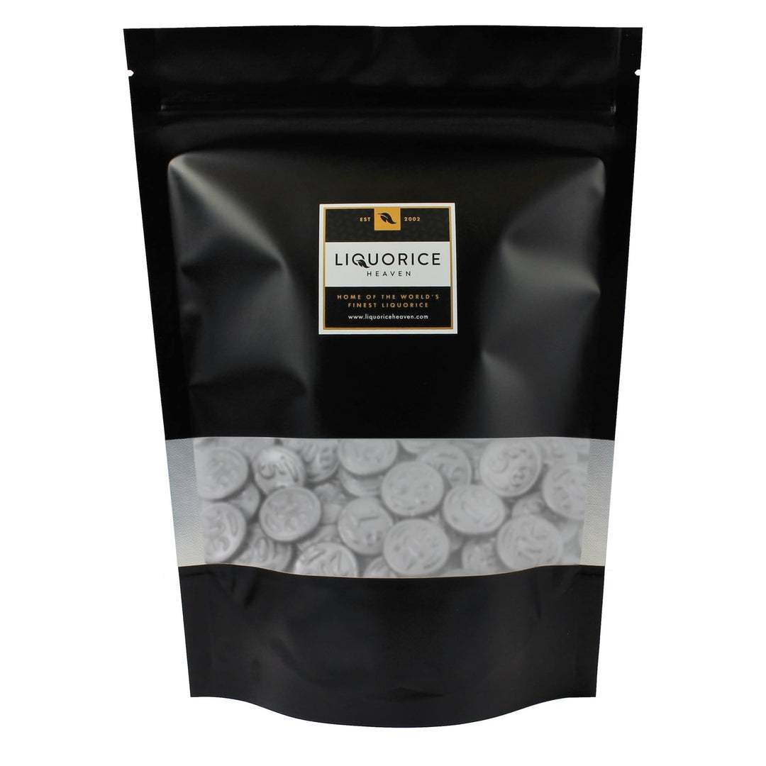 Muntendrop - Traditional Sweet and Salmiak Dutch Liquorice Coins - large pouch - Liquorice Heaven