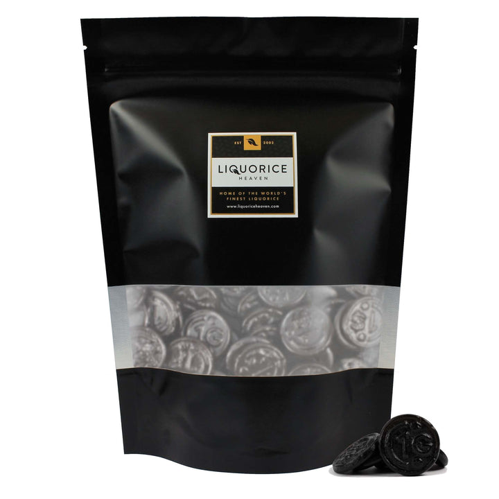 De Bron Zout Dropmunten (Salty Liquorice Coins) – Hard Sugar Free Dutch Liquorice